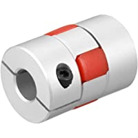sourcing map Acoplamiento de eje de 10 mm a 12 mm de diámetro L35 x D25 junta de acoplamiento flexible para servo motor…